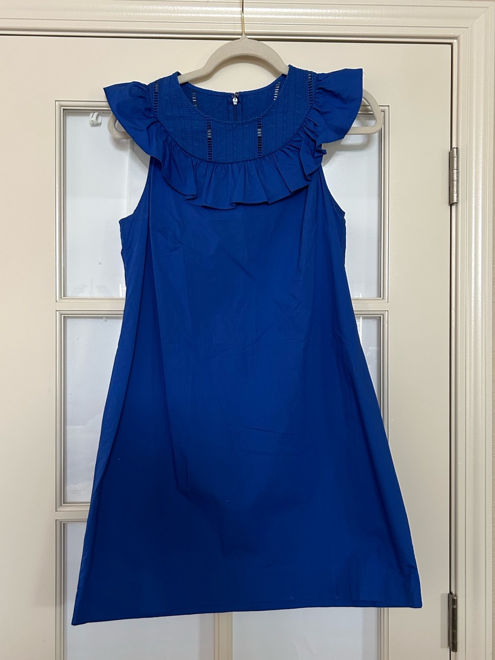 JCrew royal blue shift dress